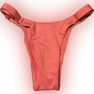 Victoria’s secret coral orange color bikini bottom only*size S, BNWT